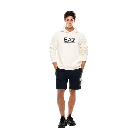 EA7 Emporio Armani Felpa con cappuccio Felpa Uomo Visibility con scritta XL - Francavilla Moda